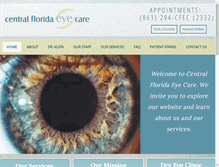 Tablet Screenshot of cfleyecare.com